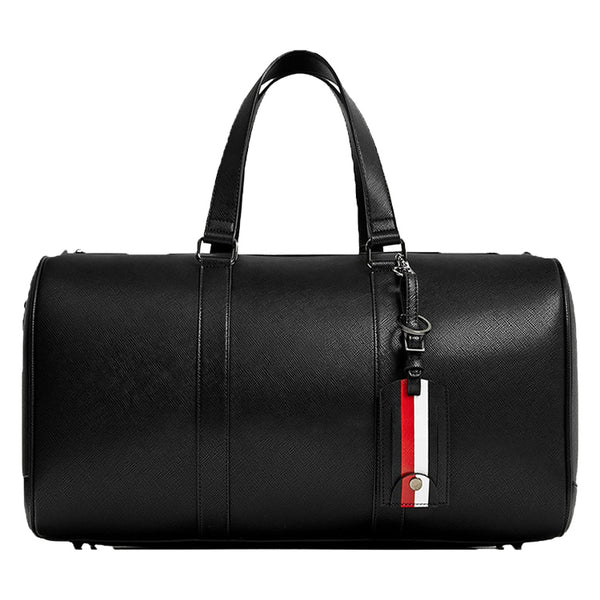 Leather Inside Zip Pocket Duffle Bags