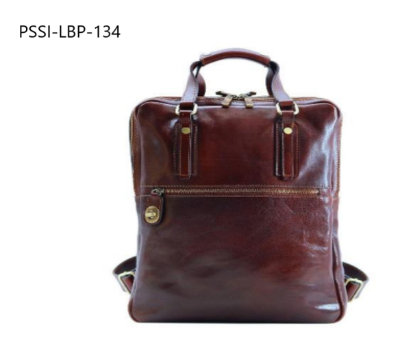 Unisex Full Grain Leather Backpacks