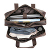 Vintage Genuine Crazy horse Leather Laptop Bag