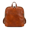 Full Grain Two Easy Access Zip Pocket Leather BackPack